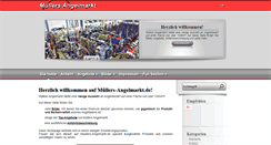 Desktop Screenshot of muellers-angelmarkt.de